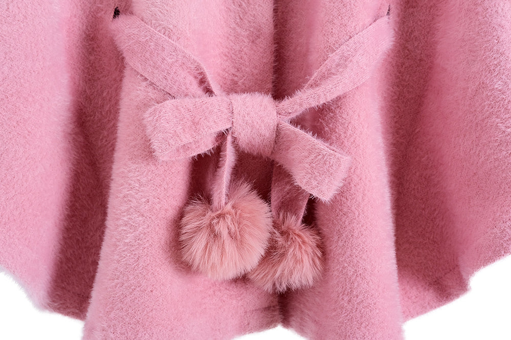 Big Fur Collar High-grade Artificial Mink Fur Belt Shawl