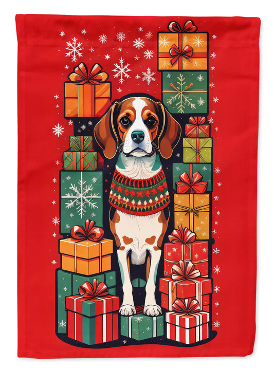 Beagle Holiday Christmas Garden Flag