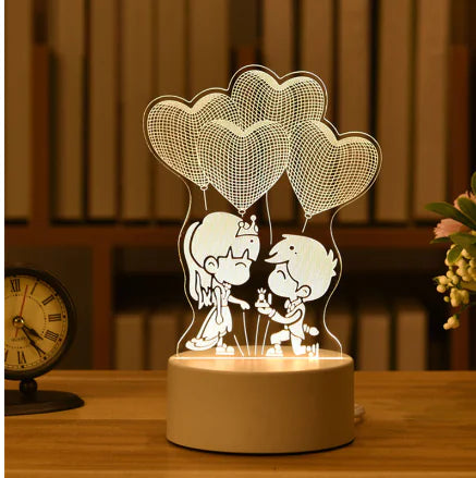 3D LED Night Light Lamp