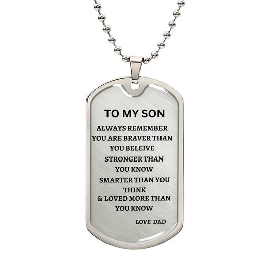 SILVER DOG TAG