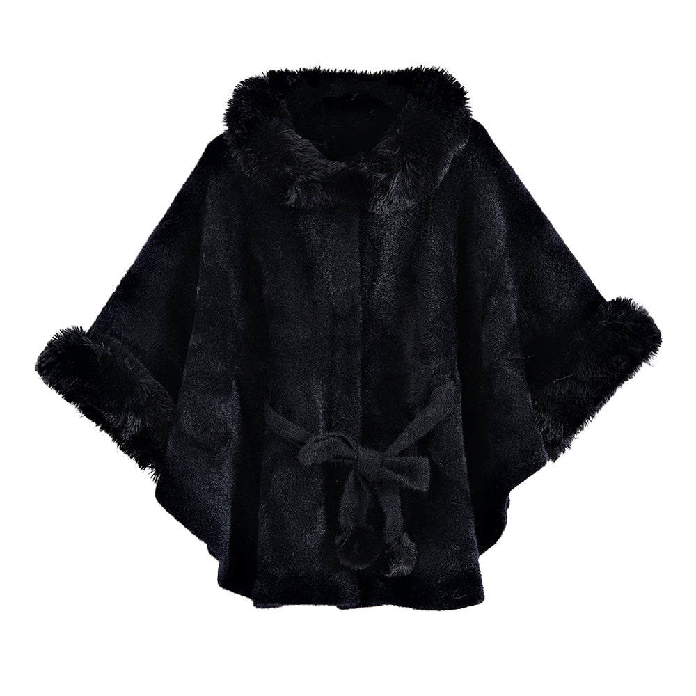 Big Fur Collar High-grade Artificial Mink Fur Belt Shawl