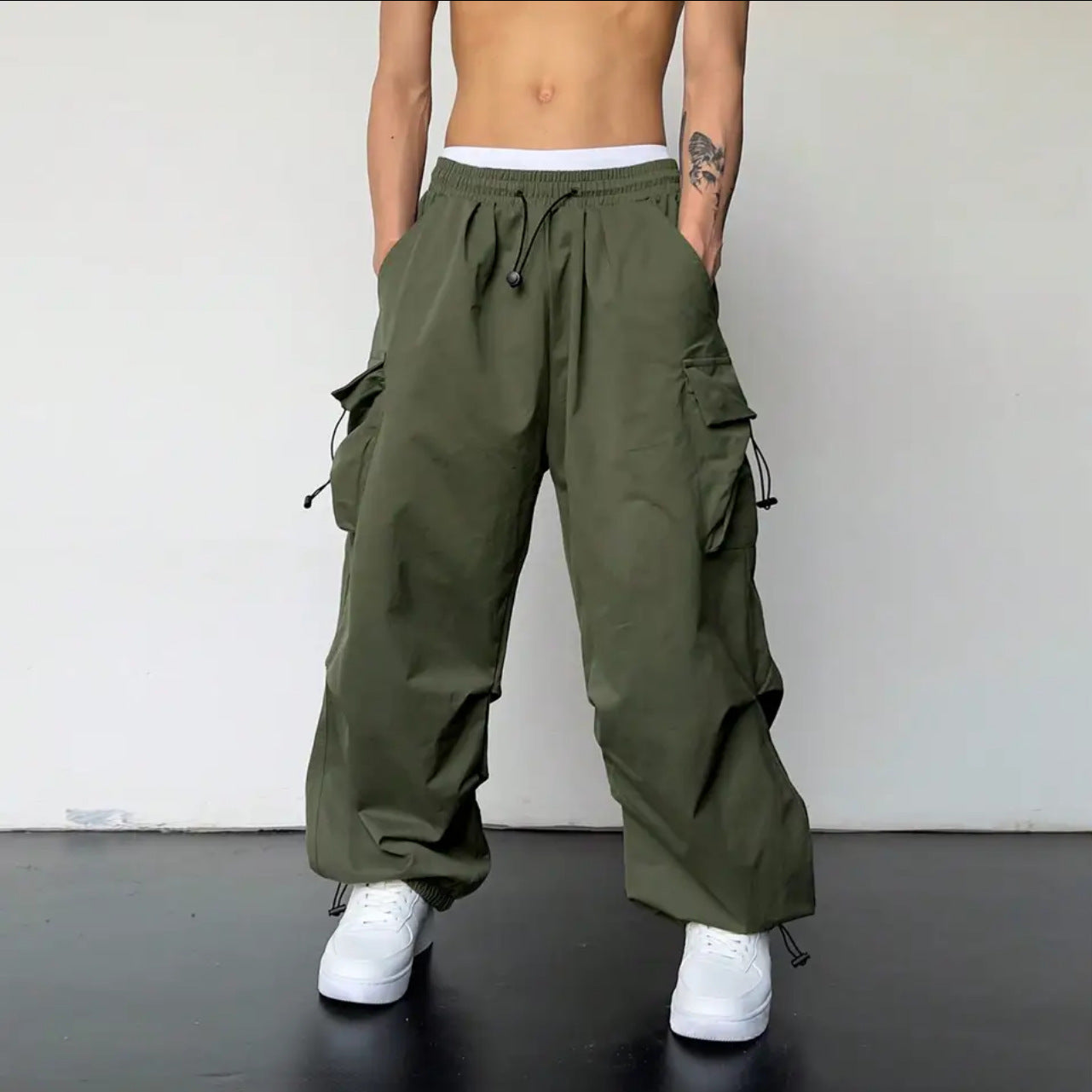 Men's Fashionable Loose All-match Straight Casual Trousers